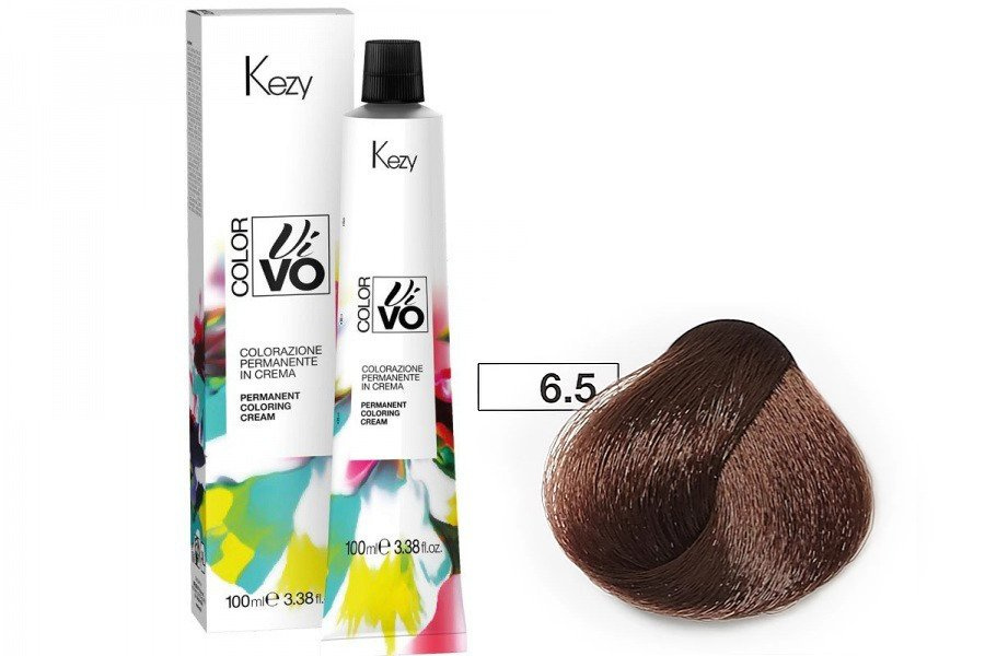 Kezy Color Vivo hair dye 100 ml - 6.5 mahogany dark blonde